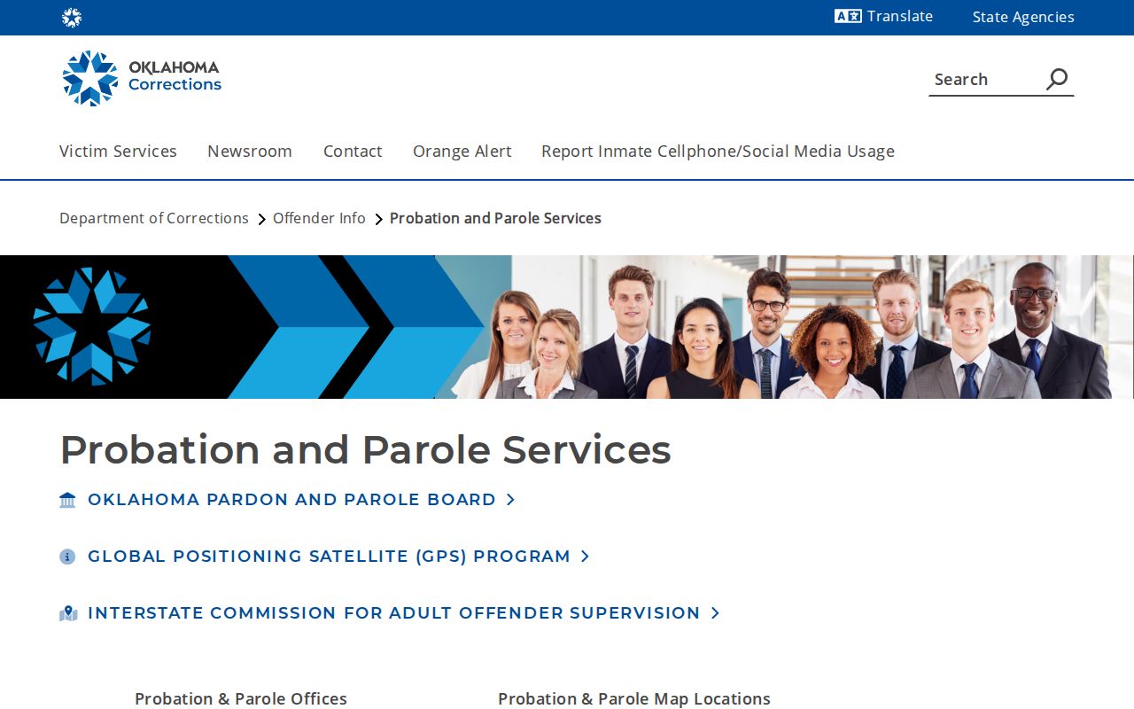 McCurtain County parole and probation Idabel office directory
